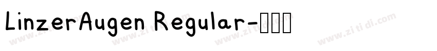 LinzerAugen Regular字体转换